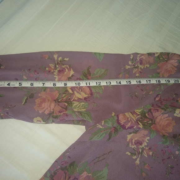 🍭Chaps lavender blouse - Picture 7 of 7